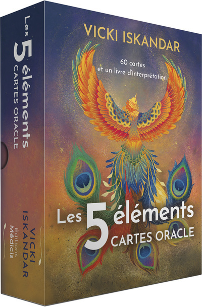 Книга Les 5 éléments - cartes oracle Vicki Iskandar