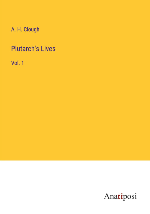 Boek Plutarch's Lives A. H. Clough