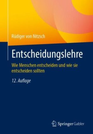 Buch Entscheidungslehre Rüdiger von Nitzsch