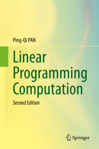 Knjiga Linear Programming Computation, 2 Teile Ping-Qi Pan