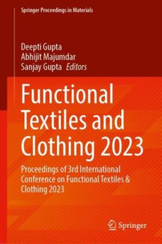 Kniha Functional Textiles and Clothing 2023 Deepti Gupta