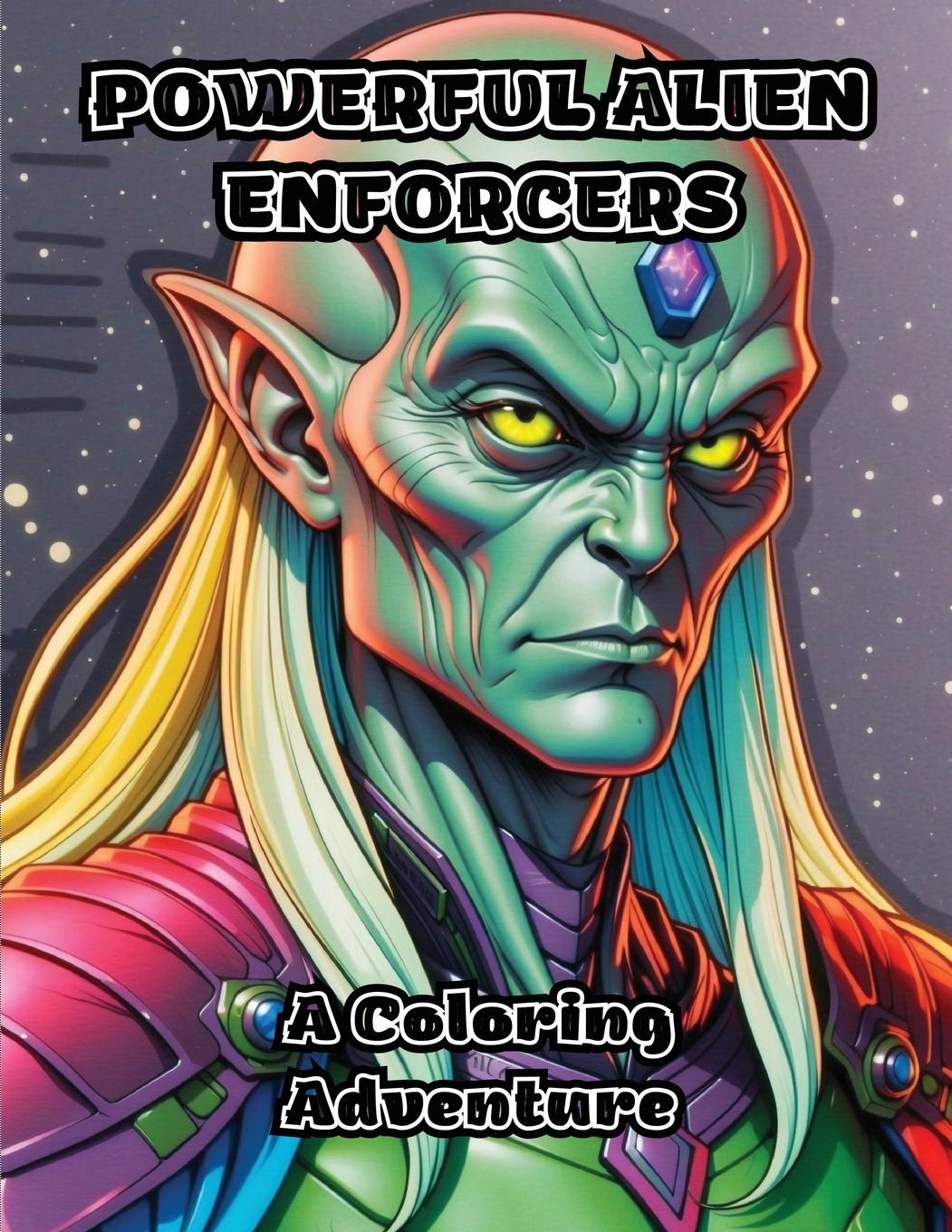 Knjiga Powerful Alien Enforcers ColorZen