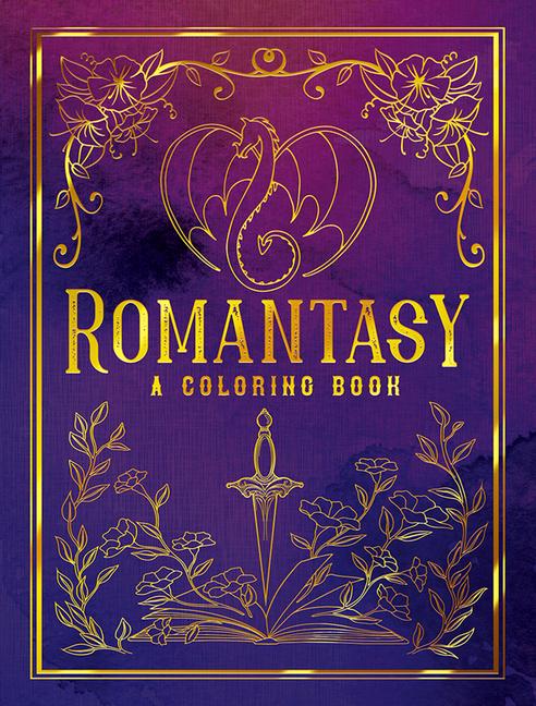 Book Romantasy Coloring Book Dover Publications