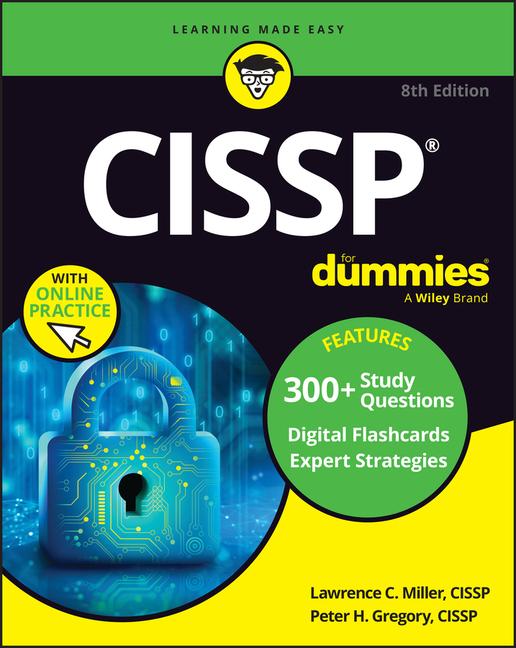 Book CISSP For Dummies, 8th Edition (+ Practice Tests &  Flashcards Online) 