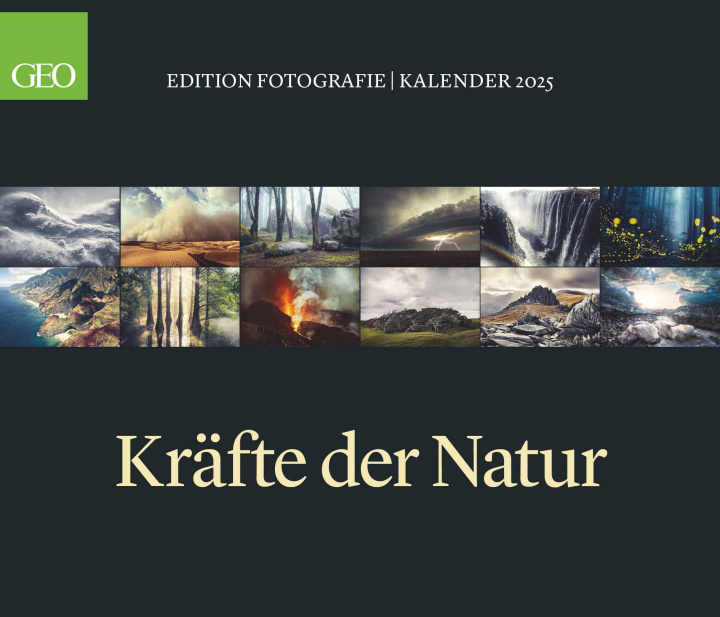 Naptár/Határidőnapló GEO Edition: Kräfte der Natur 2025 - Wand-Kalender - Poster-Kalender - 70x60 
