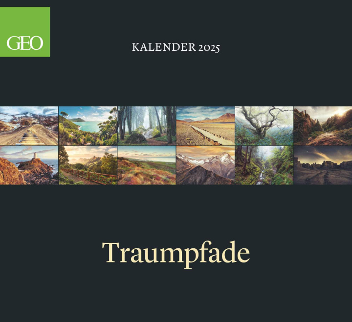 Calendar / Agendă GEO Klassiker: Traumpfade 2025 - Wand-Kalender - Reise-Kalender - 60x55 