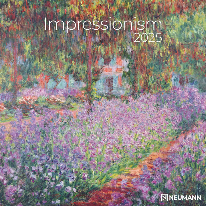 Kalendarz/Pamiętnik Impressionism 2025 - Wand-Kalender - Borschüren-Kalender - 30x30 - 30x60 geöffnet - Kunst-Kalender 