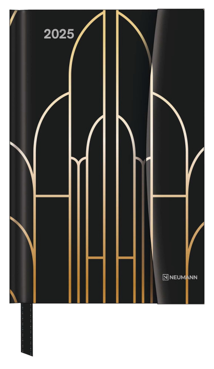 Книга Art Deco 2025 - Diary - Buchkalender - Taschenkalender - 10x15 