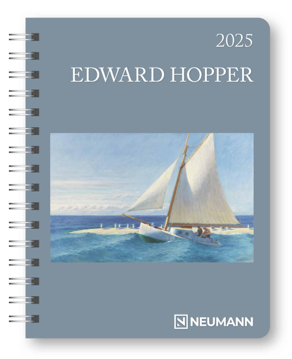 Kniha Edward Hopper 2025 - Diary - Buchkalender - Taschenkalender - Kunstkalender - 16,5x21,6 