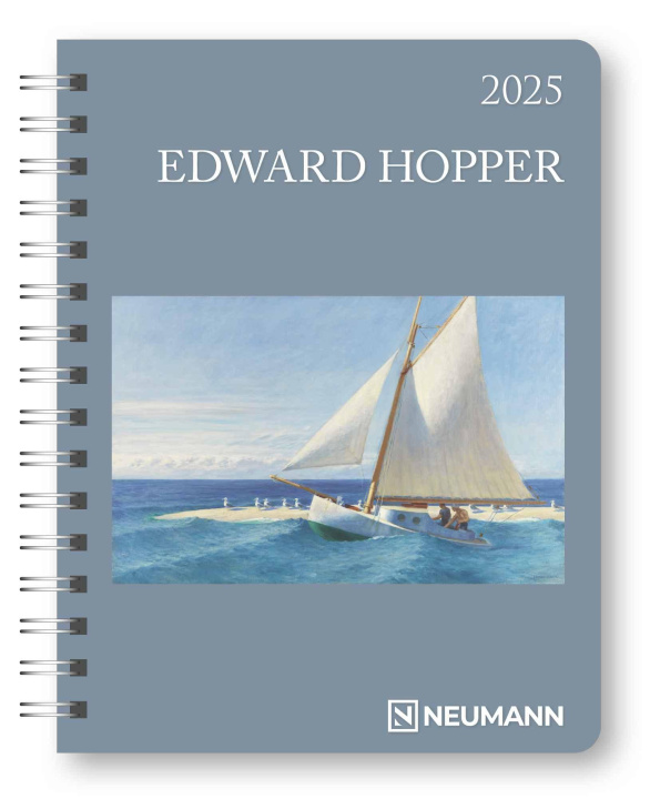 Książka Edward Hopper 2025 - Diary - Buchkalender - Taschenkalender - Kunstkalender - 16,5x21,6 