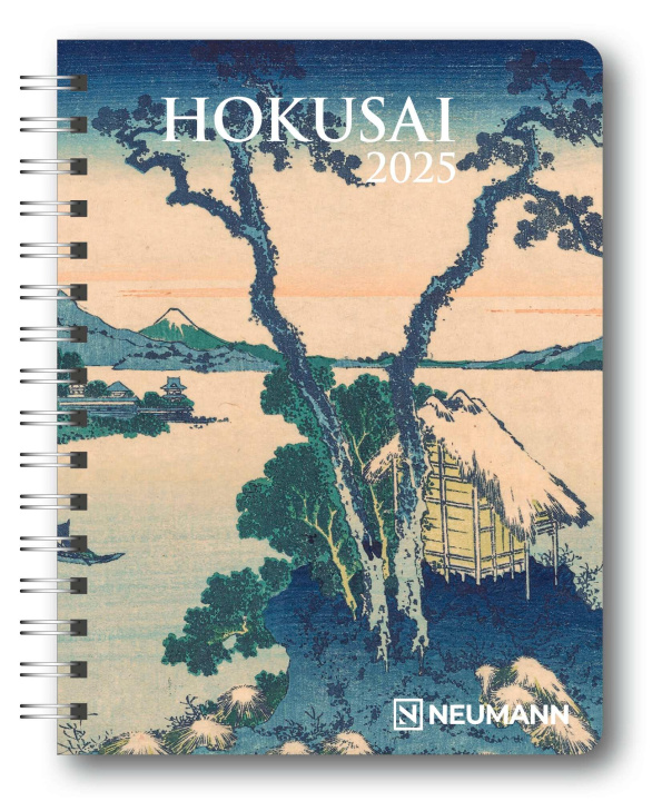 Carte Hokusai 2025 - Diary - Buchkalender - Taschenkalender - Kunstkalender - 16,5x21,6 