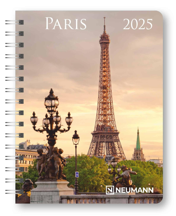 Kniha Paris 2025 - Diary - Buchkalender - Taschenkalender - 16,5x21,6 