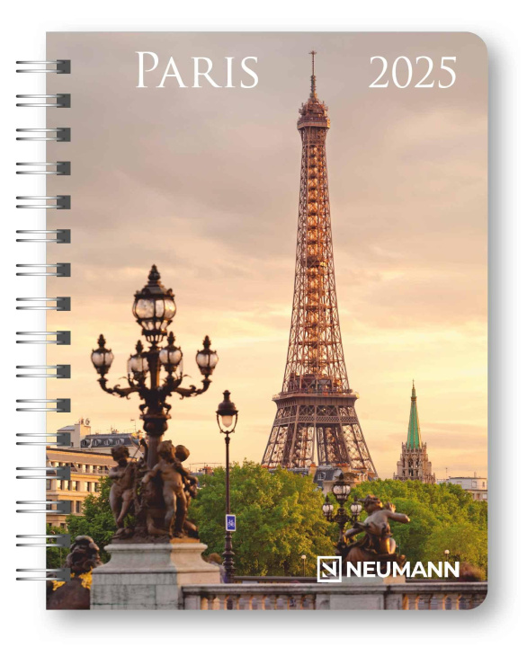 Könyv Paris 2025 - Diary - Buchkalender - Taschenkalender - 16,5x21,6 