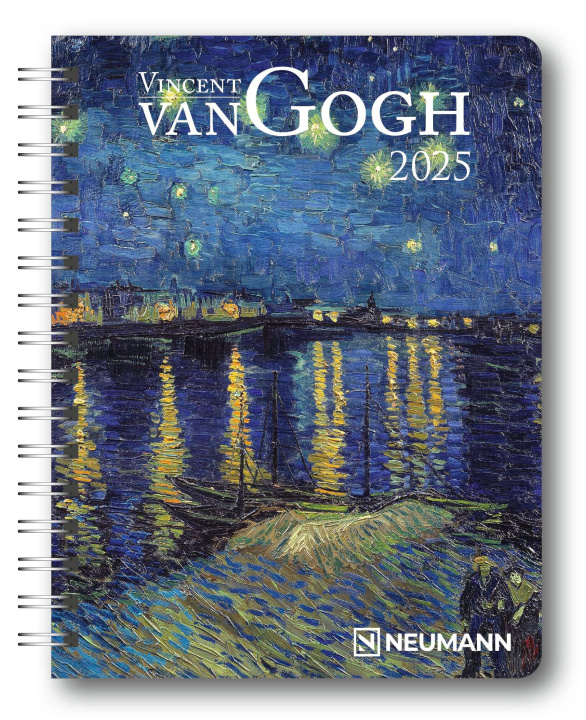 Kniha Vincent van Gogh 2025 - Diary - Buchkalender - Taschenkalender - 16,5x21,6 