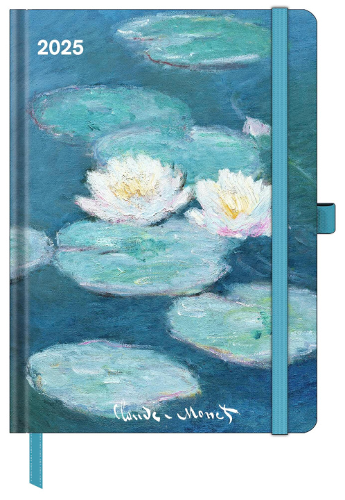 Buch Claude Monet 2025 - Buchkalender - Taschenkalender - Kunstkalender - 16x22 