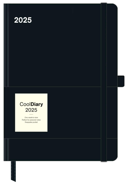 Könyv Black 2025 - Diary - Buchkalender - Taschenkalender - 16x22 