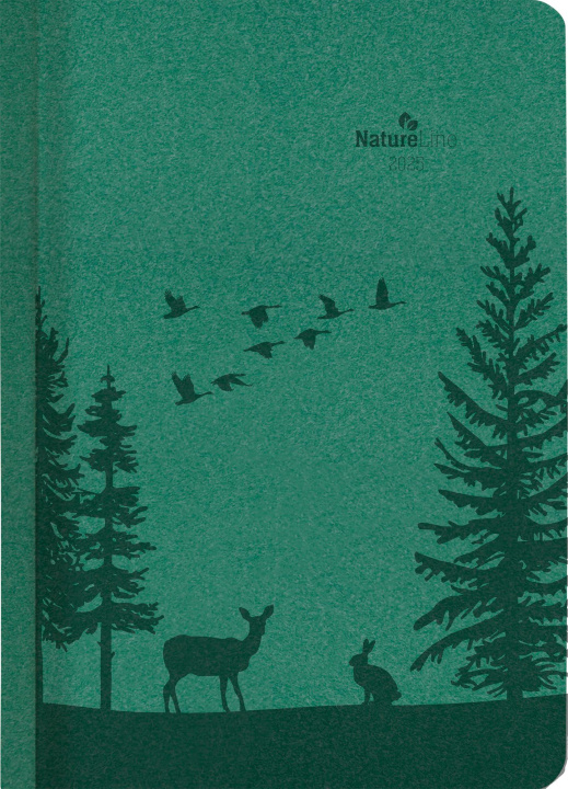 Kniha Buchkalender Nature Line Forest 2025 - Taschen-Kalender A5 - 1 Tag 1 Seite - 416 Seiten - Umwelt-Kalender - mit Hardcover - Alpha Edition ALPHA EDITION