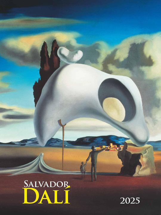 Naptár/Határidőnapló Salvador Dali 2025 - Bild-Kalender 42x56 cm - Kunst-Kalender - Wand-Kalender - Malerei - Alpha Edition 