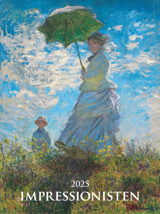 Kalendář/Diář Impressionisten 2025 - Bild-Kalender 42x56 cm - Impressionists - Kunstkalender - Wand-Kalender - Malerei - Alpha Edition 