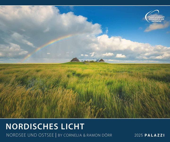 Kalendár/Diár Nordisches Licht 2025 - Bild-Kalender - Poster-Kalender - 60x50 Cornelia Dörr