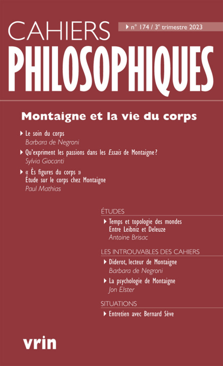 Kniha Montaigne et la vie du corps 