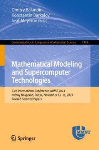 Book Mathematical Modeling and Supercomputer Technologies Dmitry Balandin