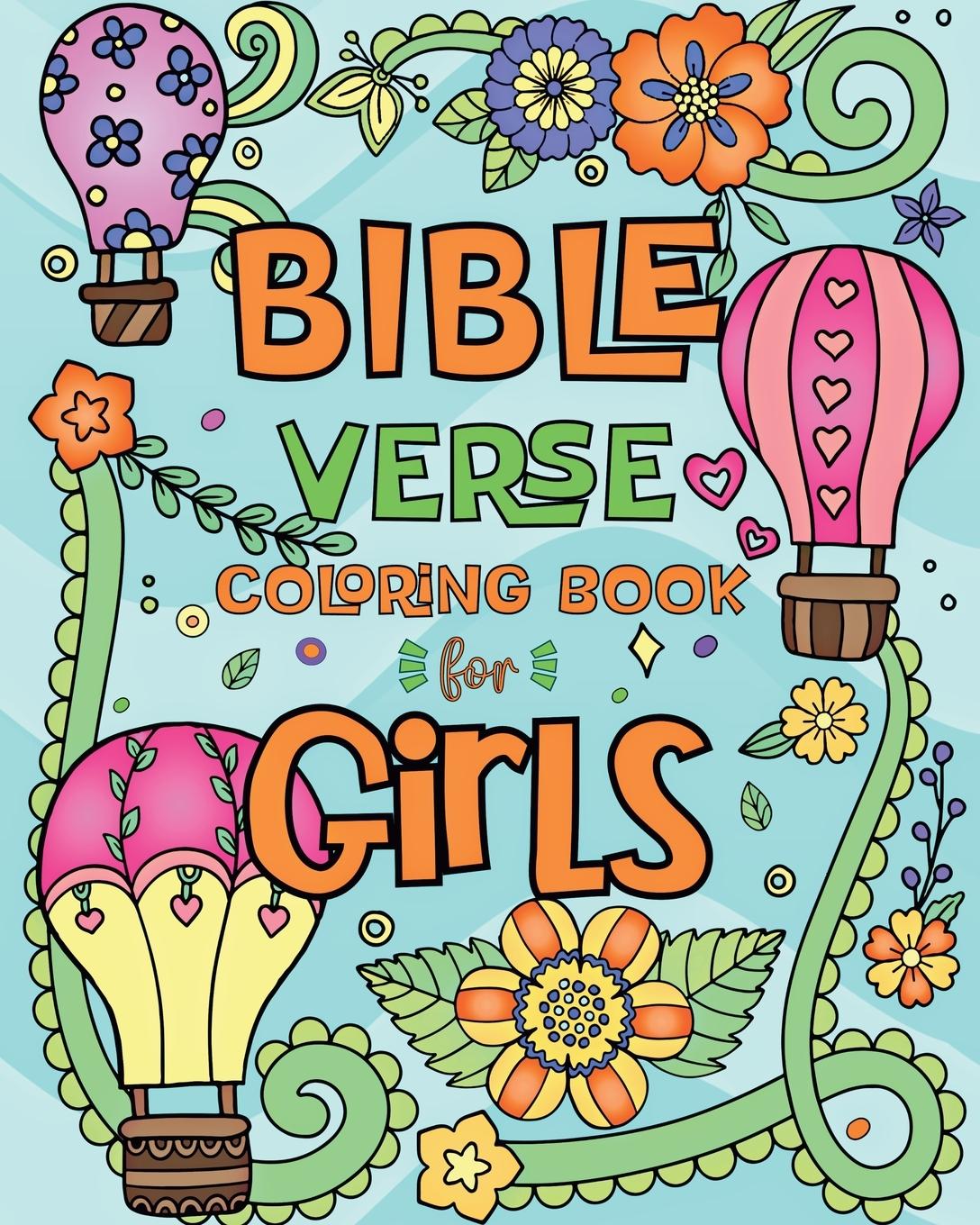 Livre Bible Verse Coloring Book for Girls 