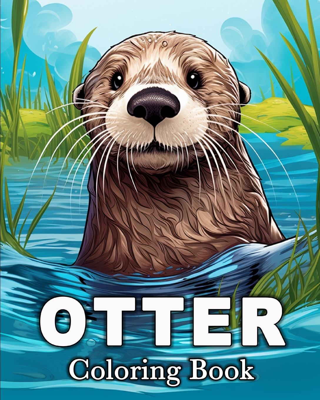 Книга Otter Coloring Book 