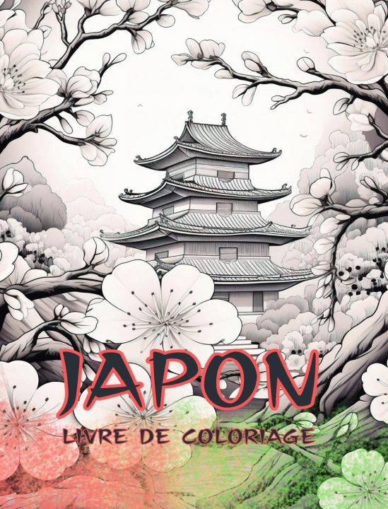 Carte Livre de coloriage Japon 