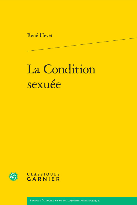 Knjiga La condition sexuée Heyer rene