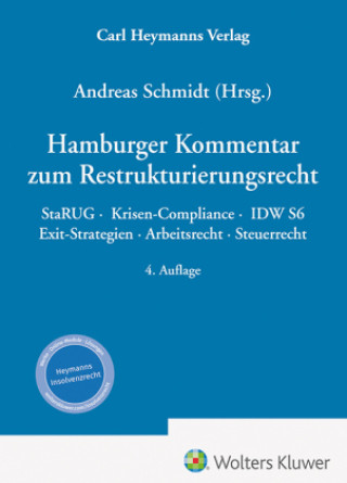 Kniha Hamburger Kommentar zum Restrukturierungsrecht 