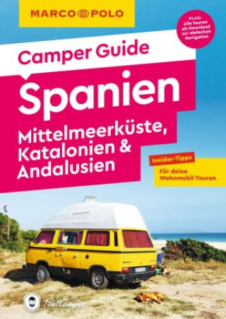 Carte MARCO POLO Camper Guide Spanien - Mittelmeerküste, Katalonien & Andalusien 