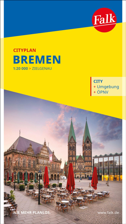 Tiskovina Falk Cityplan Bremen 1:20.000 