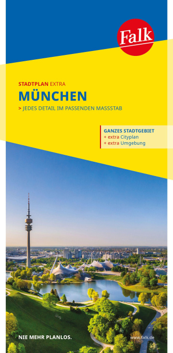 Nyomtatványok Falk Stadtplan Extra München 1:20.000 