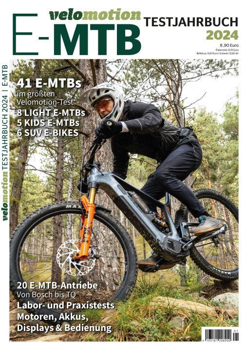 Kniha E-MTB Velomotion Testjahrbuch 2024 