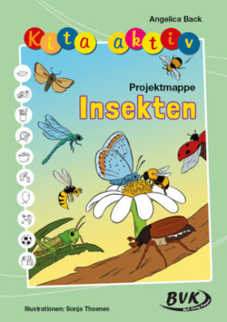 Carte Kita aktiv Projektmappe Insekten Angelica Back