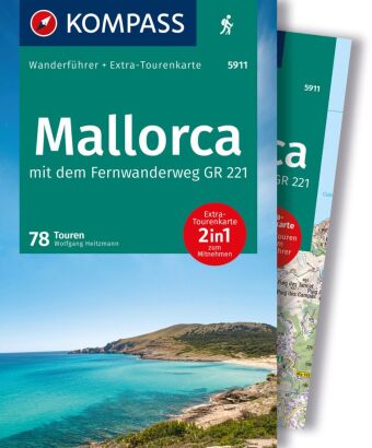 Carte KOMPASS Wanderführer Mallorca, 78 Touren 