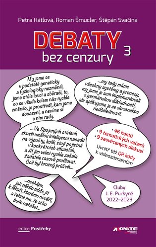 Kniha Debaty bez cenzury 3 Petra Hátlová