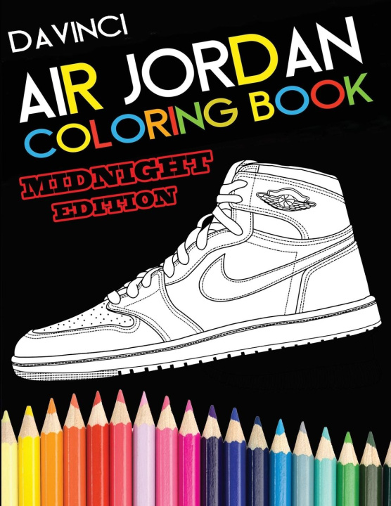 Kniha Air Jordan Coloring Book Midnight Edition 