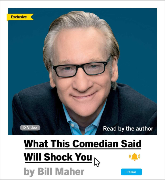 Audio What This Comedian Said Will Shock You Bill Maher