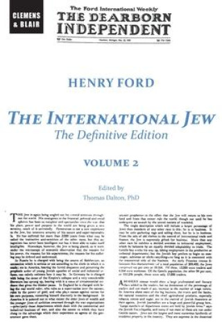 Carte The International Jew Thomas Dalton