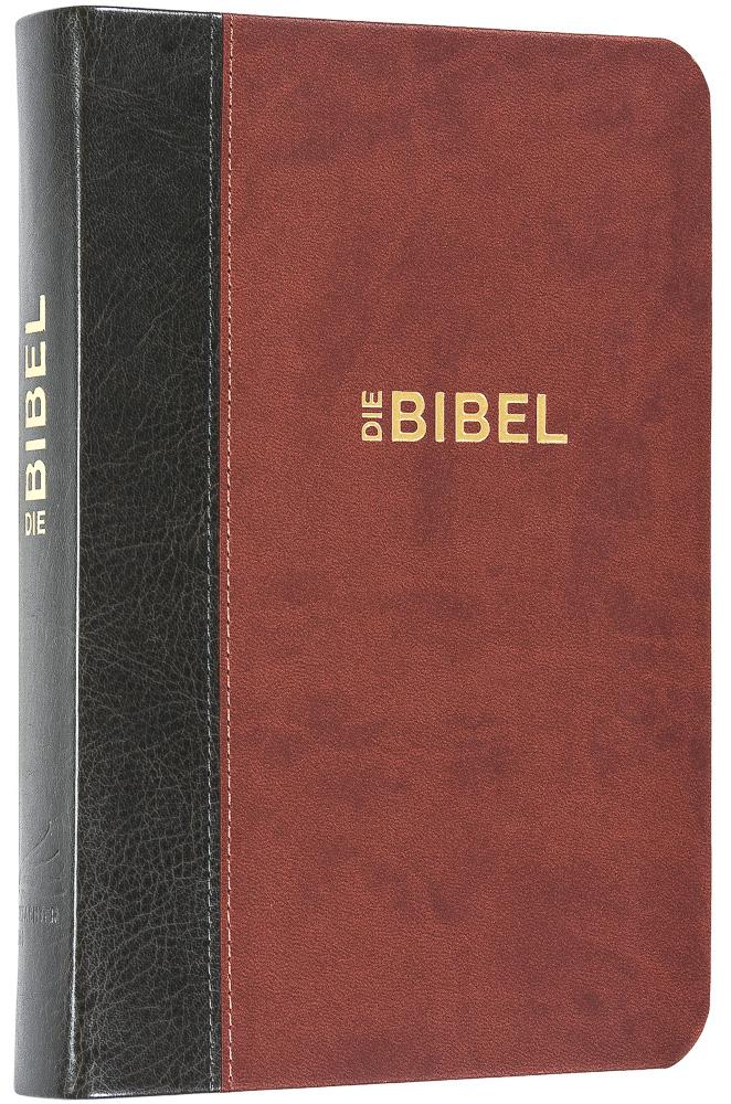 Carte Schlachter 2000 Bibel - Taschenausgabe (Softcover, grau/braun) 