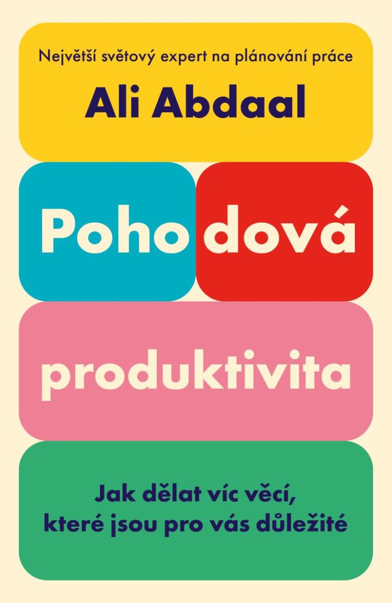 Kniha Produktivita bez nervů Ali Abdaal