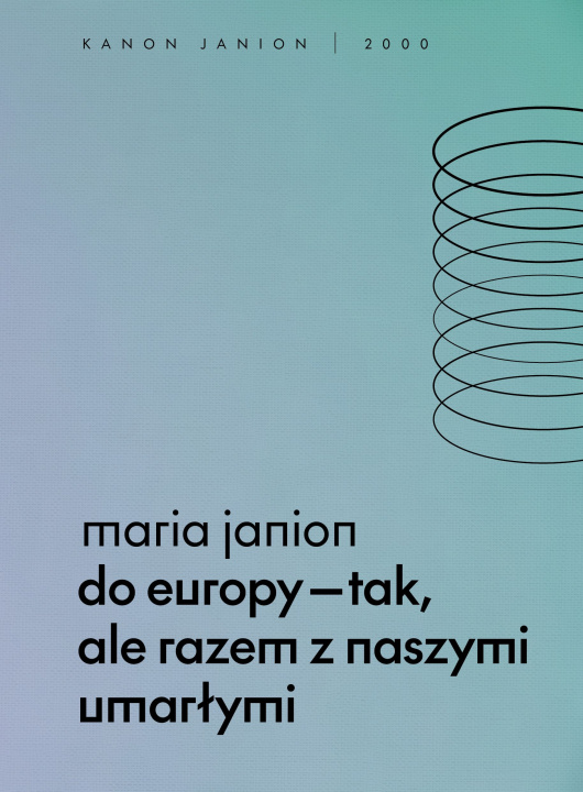 Buch Do Europy tak, ale razem z naszymi umarłymi Janion Maria