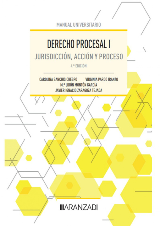 Buch Derecho Procesal I M. LIDON MONTON GARCIA