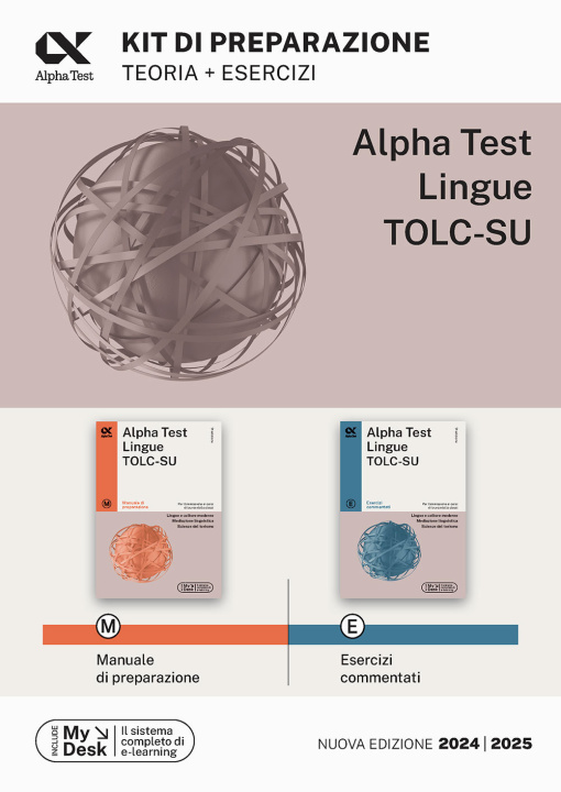 Kniha Alpha Test. Lingue TOLC-SU. Kit di preparazione. Ediz. MyDesk Paola Borgonovo