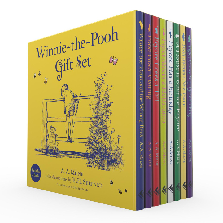 Book BX-CLASSIC WINNIE THE POOH 8 GIFT BK SET MILNE AA