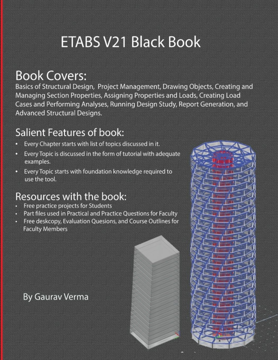 Könyv ETABS V21 Black Book 