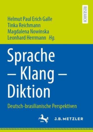 Knjiga Sprache - Klang - Diktion Helmut Paul Erich Galle