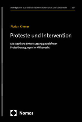 Knjiga Proteste und Intervention Florian Kriener